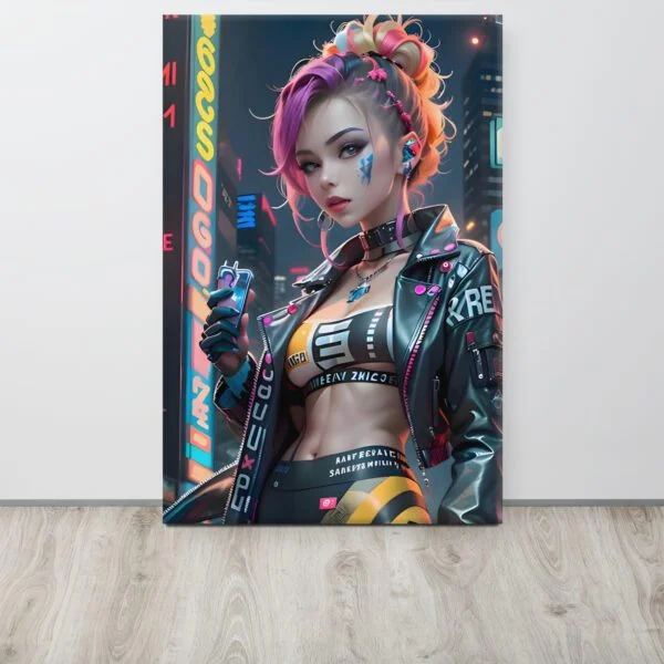 Canvas - Cyberpunk Girl