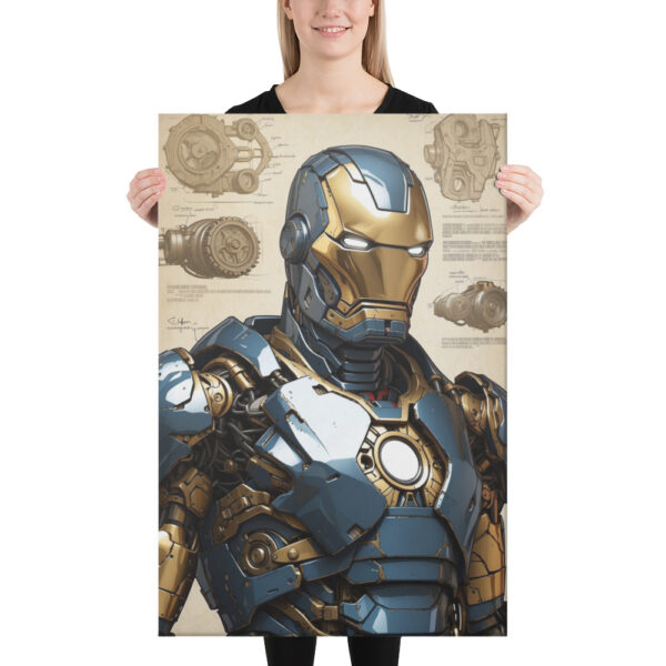 Canvas - Blue Iron Man - Image 3