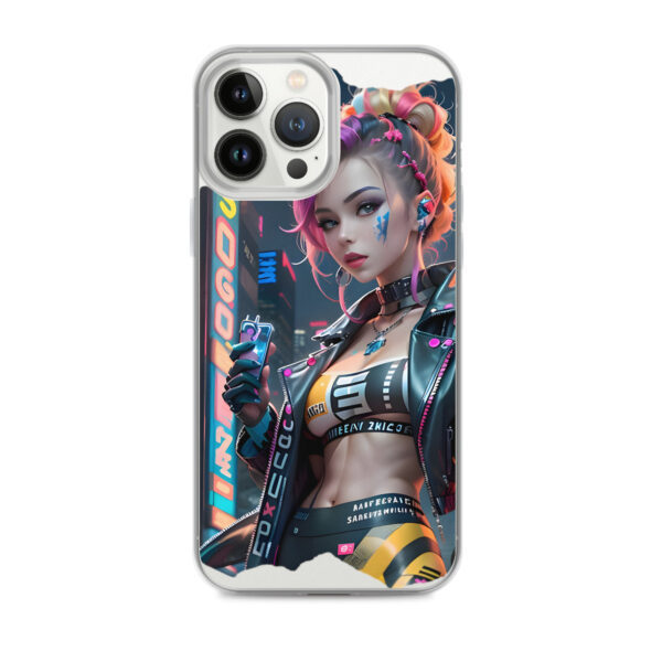 Case for iPhone - Cyberpunk Girl - Image 8