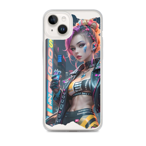 Case for iPhone - Cyberpunk Girl - Image 11