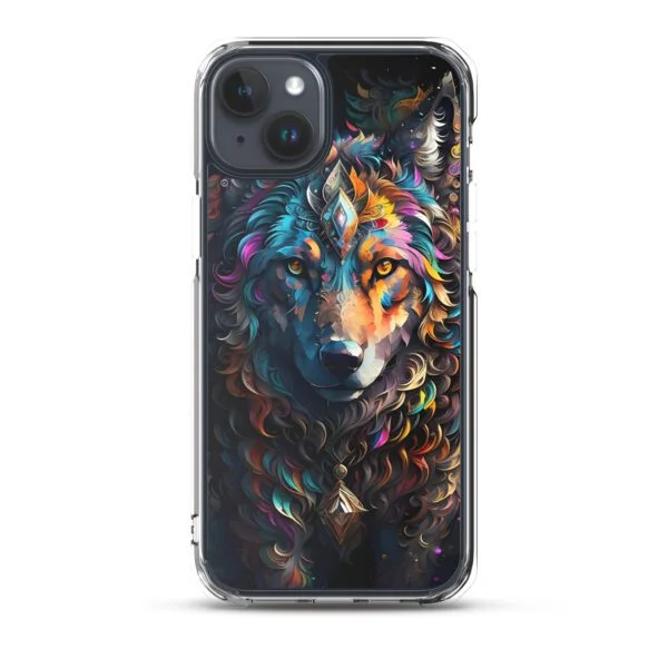 Case for iPhone - Colorful Wolf