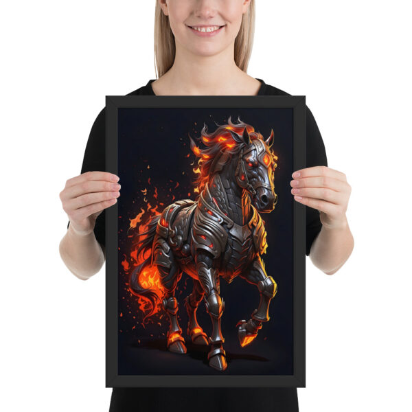 Framed photo - Fire Horse - Image 2