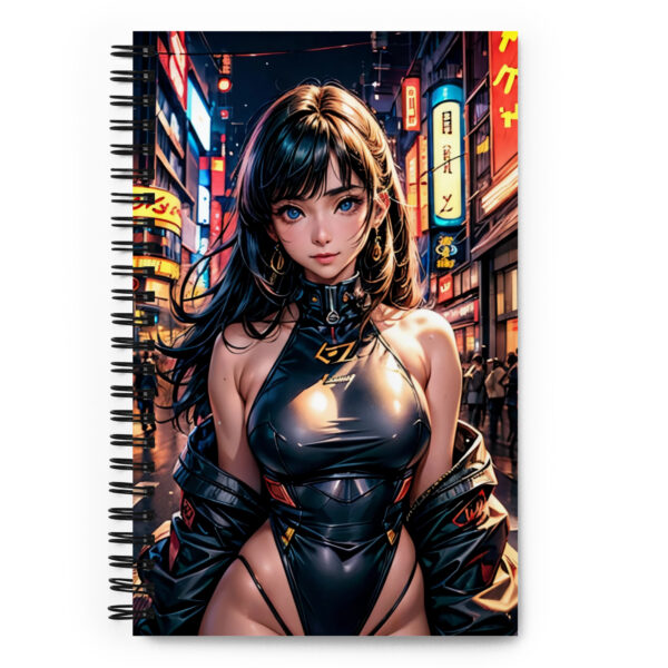 Spiral notebook - Girl In The Night