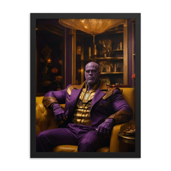 Framed poster - Thanos