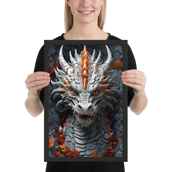 Framed photo - Fierce Dragon - Image 2