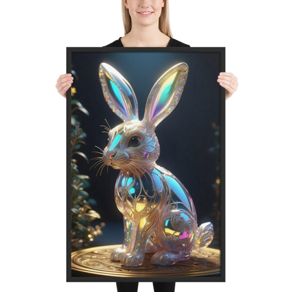 Framed photo - Iridescent Rabbit - Image 3