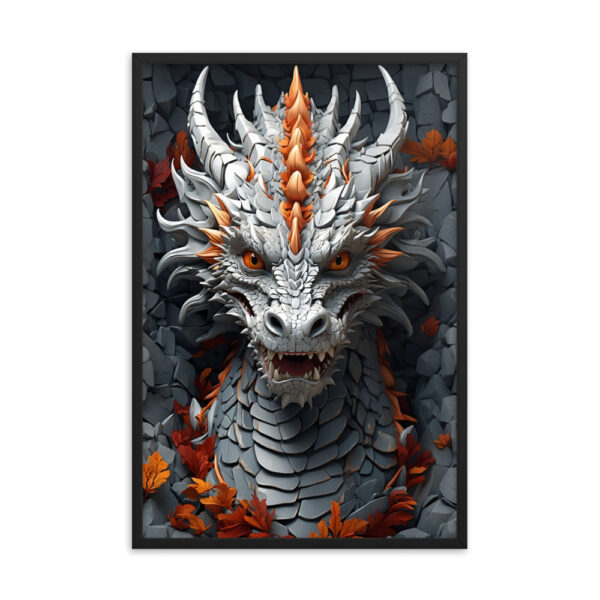 Framed photo - Fierce Dragon