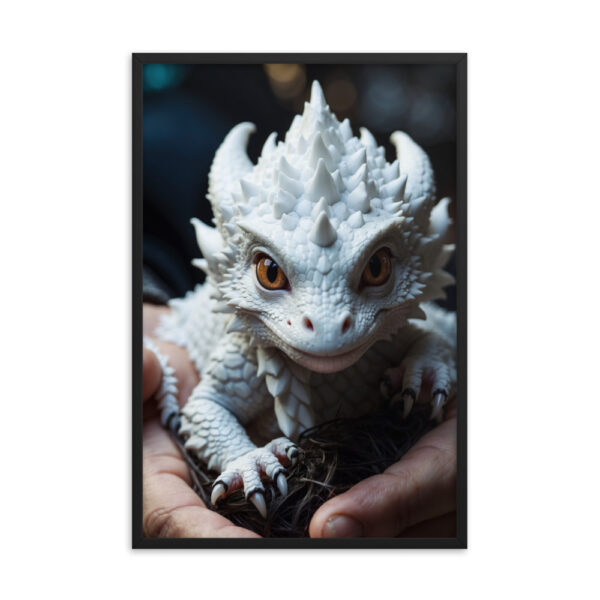 Framed photo - White Dragon