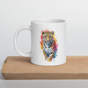 Glossy Mug - Jaguar Art
