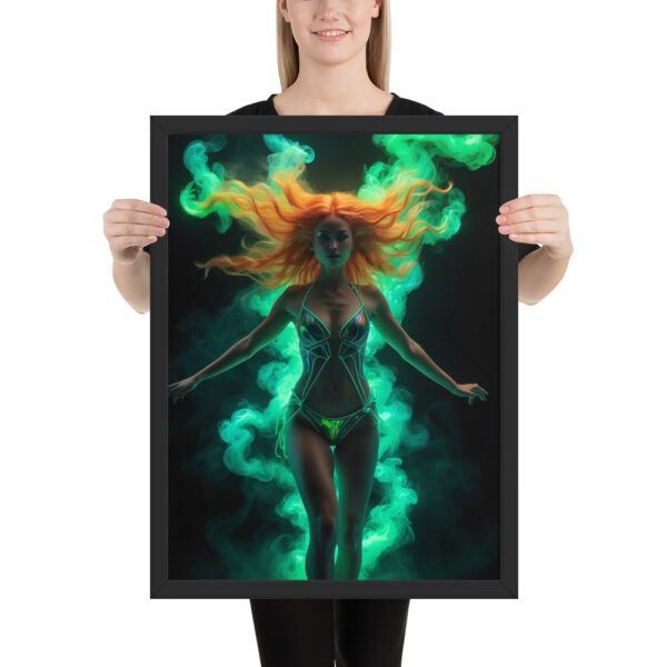 Framed poster - Green Smoke - Image 3