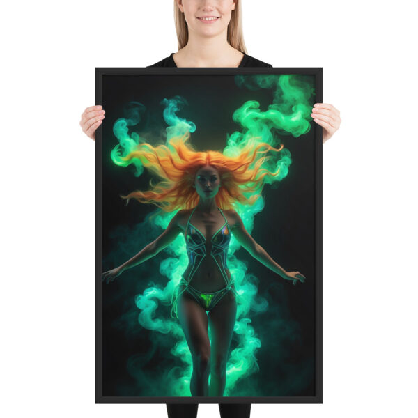 Framed poster - Green Smoke - Image 4